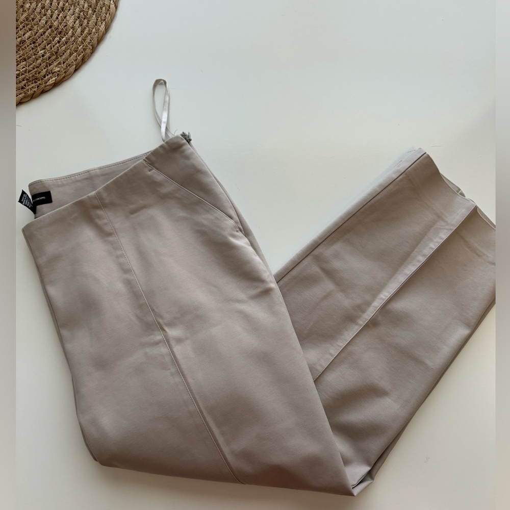 INC Career Crop Beige Slacks Size 8‎